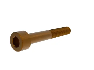 SOCKET HEAD CAP SCREW M7  LENGTH-50mm 3D model