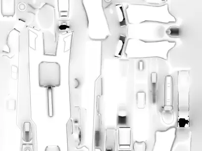 Antonio 991 M6 Pistol Low-poly 3D model