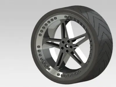 Wheels design Free 3D model
