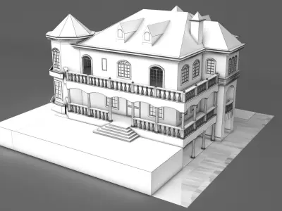 castle 3D model buy