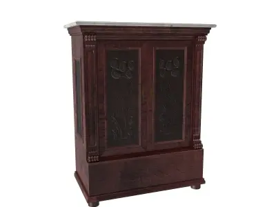 Antique Cabinet B 3D model