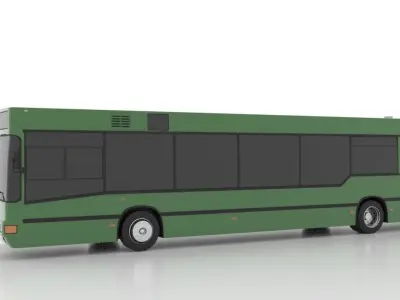 MAN A11 NG312 4Door Low Low-poly 3D model