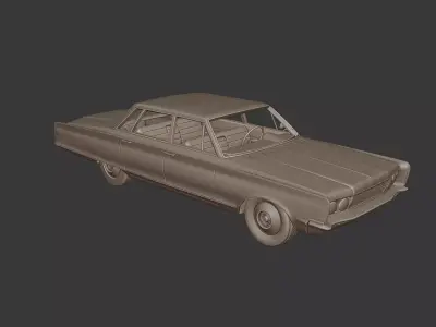 Chrysler New Yorker 1966  3D print model