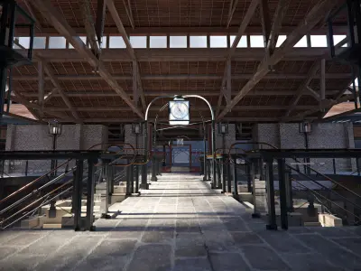 Tobacco Dock London 3D model