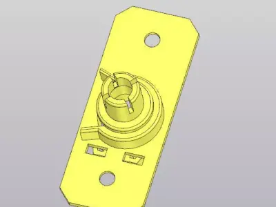 Iveco Truck Door Lock Mechanism - 3D Printable Part 3D model