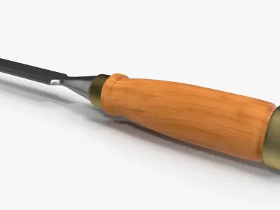Straight chisel 12mm 3D model purchase