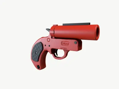Flare Gun 3D model purchase
