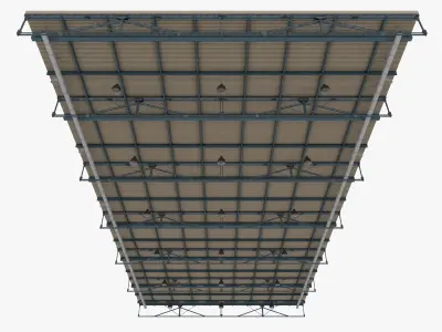 Ceiling Ventilation Pipes 13 3D model