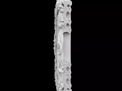 Baroque Carved Picture 3D Print Model 3D print model