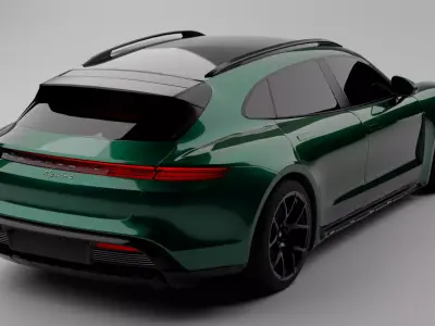 Porsche Taycan 3D model buy