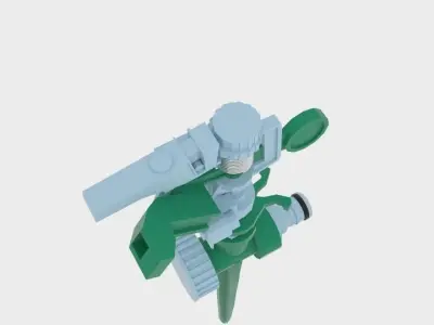 Kingfisher Impulse Garden Sprinkler Low-poly 3D model