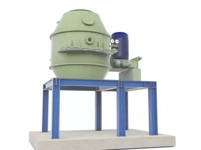 Dewatering Centrifuge 3D Model 3D model