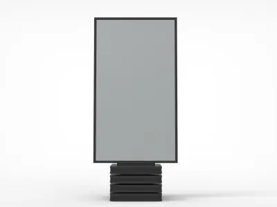 Outdoor Advertising Stand V7 3D model