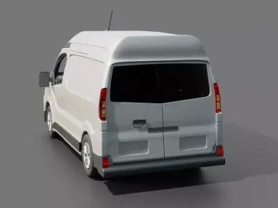 Nissan Primaster Van High Roof 3D model