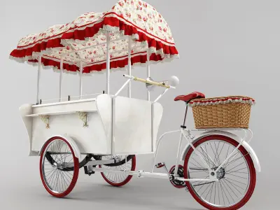 Cargo Bike Paris 3D model