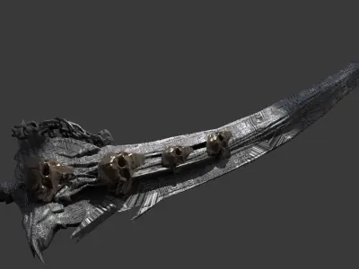 Grim Reaper Cutlass  3D model