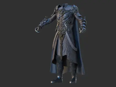 Armor 3D model lord of rings 3D model