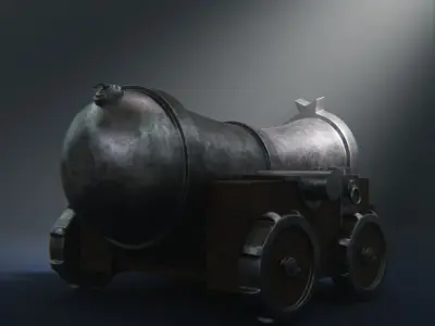 Cannon 3D Model 3D model