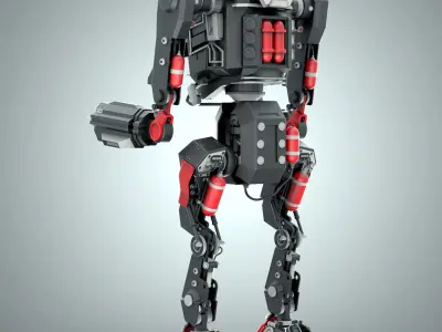 Battle Robot 3D model buy