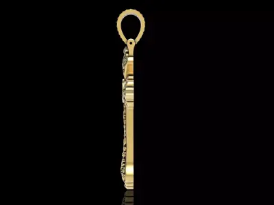Designing Cross Pendant 3D print model