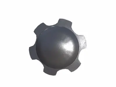 Industrial Knob Low-poly 3D model shop