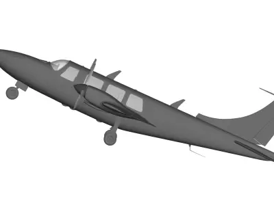 Piper Aerostar 3D model buy