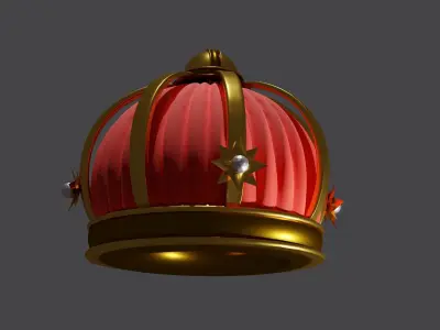 3D Gold Crown for my princess and your soul 3D model