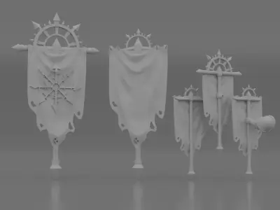 chaos banners vol2 3D print model