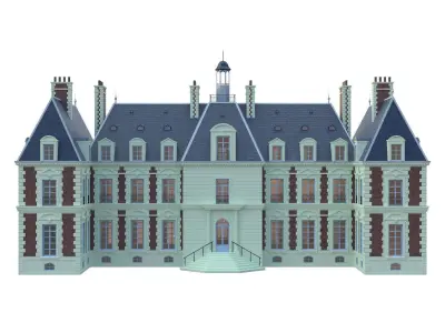 Chateau French Villa  3D model