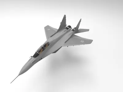 MIG 35 fighter 3D model