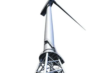 Offshore Wind Turbine 3D model