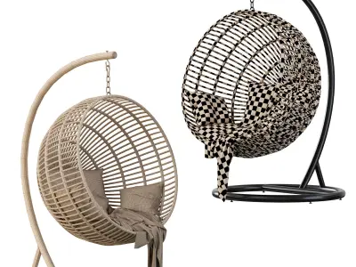 Armchair Suspendre Bosseda 3D model