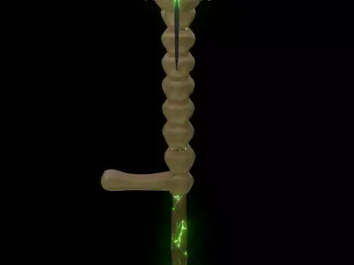 Necromancer Scythe 3D model