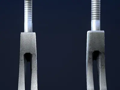 Halligan Bar 1 Plus 1 PBR Game Ready Low-poly 3D model