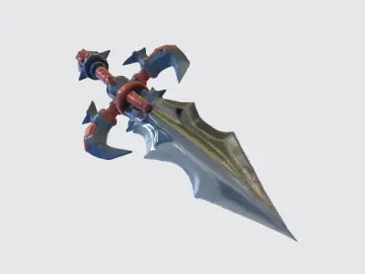 Fantasy sword 3D model