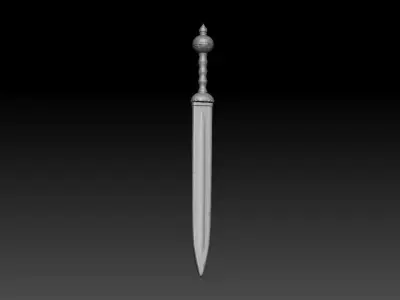 roman sword 3D model
