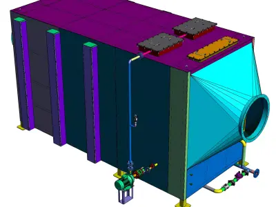 2000H air volume plasma equipment 3D model