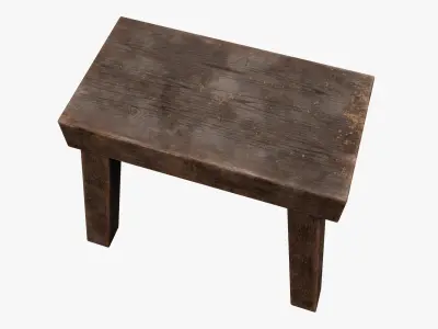 Medieval Rustic  Low-poly 3D model