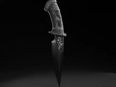 Decorative Knife 3D model