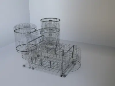 wood pellet machine Skj-350 Free 3D model