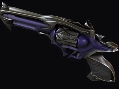 Reaver Sheriff Valorant Low-poly 3D model