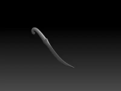 Nice dagger 3D model