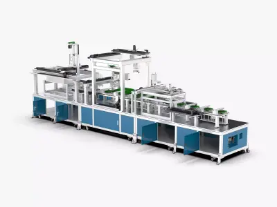 New Energy Accessories Feeding Mechanism 3D model
