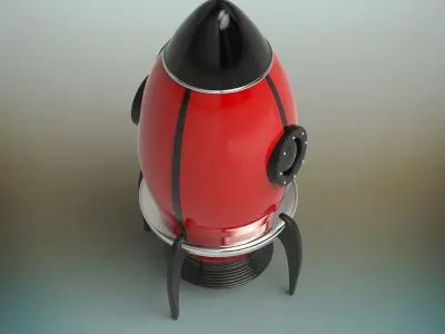 Toy Rocket 3D model
