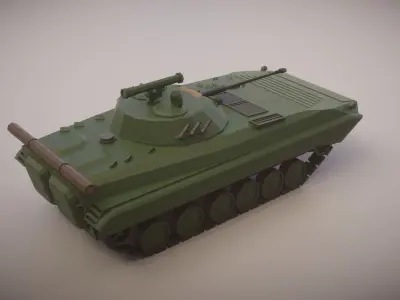 Simple BMP-2 IFV Low-poly 3D model