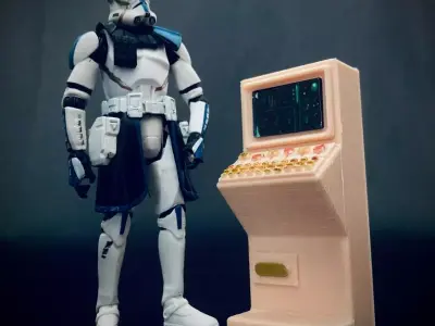Sci Fi Computer Console 6  3D print model