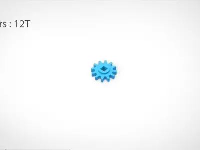 Gears 12T-36T-60T 3D model