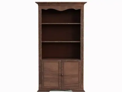 Antique Cupboard Set Low-poly 3D model