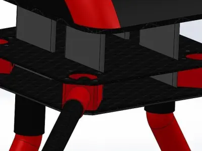 DRONE FRAME 3D model