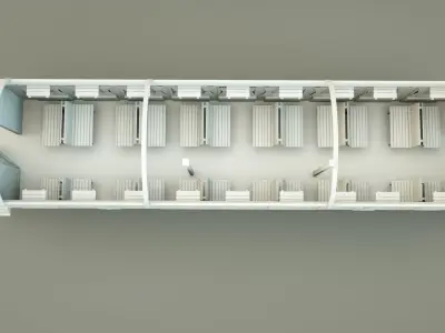Train vagon 3D model purchase